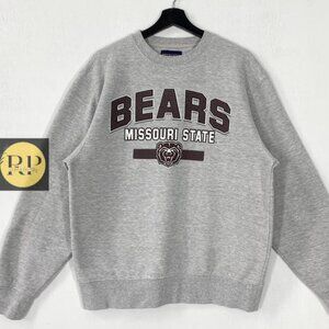 Missouri State University Sweatshirt shirt Pullover Missouri State grey